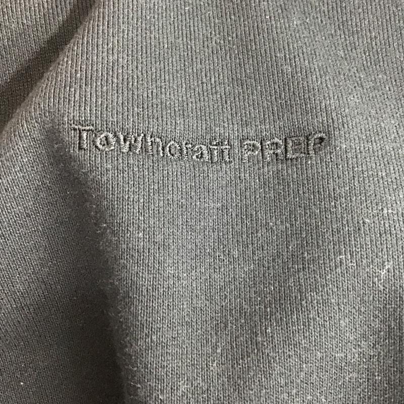 タウンクラフト TOWNCRAFT トレーナー 長袖 長袖トレーナー スウェット クルーネック プルオーバー L 刺繍 黒 / ブラック / black メンズ USED 古着 中古 10160524