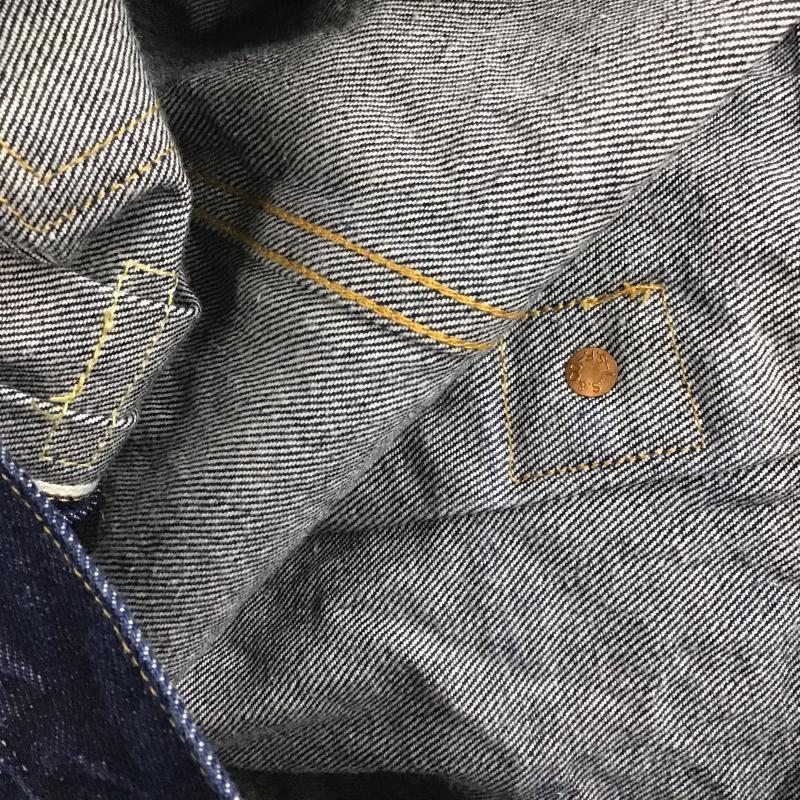 リーバイストラウスアンドコー Levi Strauss & co. ジャケット、上着 ジャンパー、ブルゾン デニムジャケット Gジャン アウター カジュアルジャケット 46 無地 インディゴ / インディゴ / Indigo メンズ USED 古着 中古 10160528