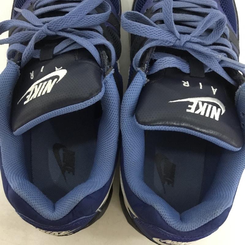 ナイキ NIKE スニーカー スニーカー 629993-410 AIR MAX COMMAND 27.5cm 27.5cm ロゴ、文字 青 / ブルー / blue X 白 / ホワイト / white メンズ USED 古着 中古 10160529