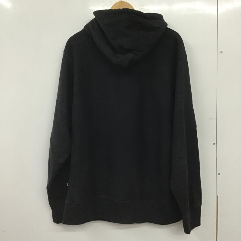 チャンピオン Champion パーカー 長袖 長袖パーカー プルオーバーパーカー スウェット L ロゴ、文字 黒 / ブラック / black メンズ USED 古着 中古 10160530