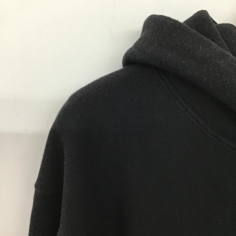 チャンピオン Champion パーカー 長袖 長袖パーカー プルオーバーパーカー スウェット L ロゴ、文字 黒 / ブラック / black メンズ USED 古着 中古 10160530