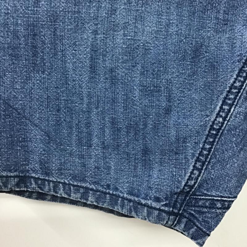 デンハム DENHAM パンツ ショートパンツ ショートパンツ ハーフパンツ カジュアルパンツ 28インチ ロゴ、文字 インディゴ / インディゴ / Indigo メンズ USED 古着 中古 10160534