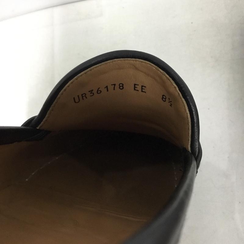 サルヴァトーレフェラガモ Salvatore Ferragamo 革靴 革靴 UR36178 ローファー 8.5EE ワンポイント 黒 / ブラック / black X 金 / ゴールド / gold color メンズ USED 古着 中古 10160535