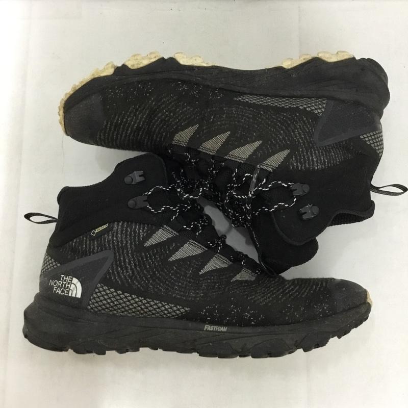ザノースフェイス THE NORTH FACE アウトドアシューズ アウトドアシューズ NF0A3MKU トレッキングシューズ GORE-TEX 26.5cm 26.5cm ロゴ、文字 黒 / ブラック / black メンズ USED 古着 中古 10160537