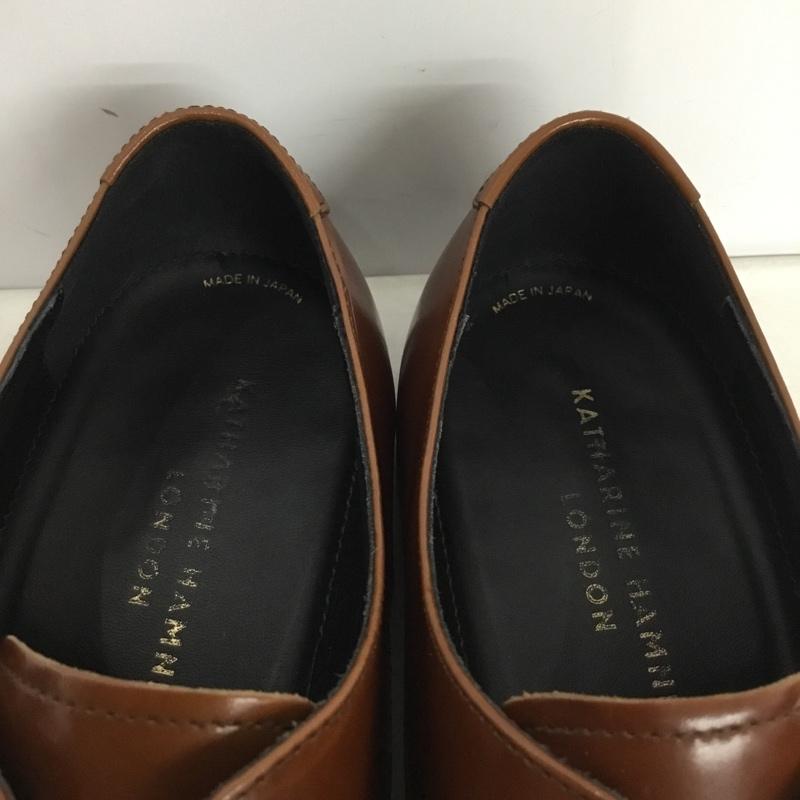 キャサリンハムネットロンドン KATHARINE HAMNETT LONDON 革靴 革靴 Uチップ 26cm 26.0cm 無地 茶 / ブラウン / brown メンズ USED 古着 中古 10160540