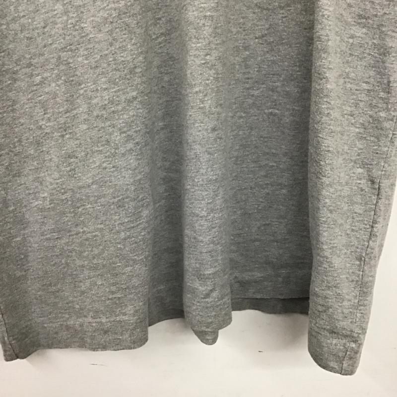 プレイコムデギャルソン PLAY COMME des GARCONS Tシャツ 半袖 半袖カットソー プリントTシャツ クルーネックカットソー M ロゴ、文字 灰 / グレー / gray メンズ USED 古着 中古 10160541