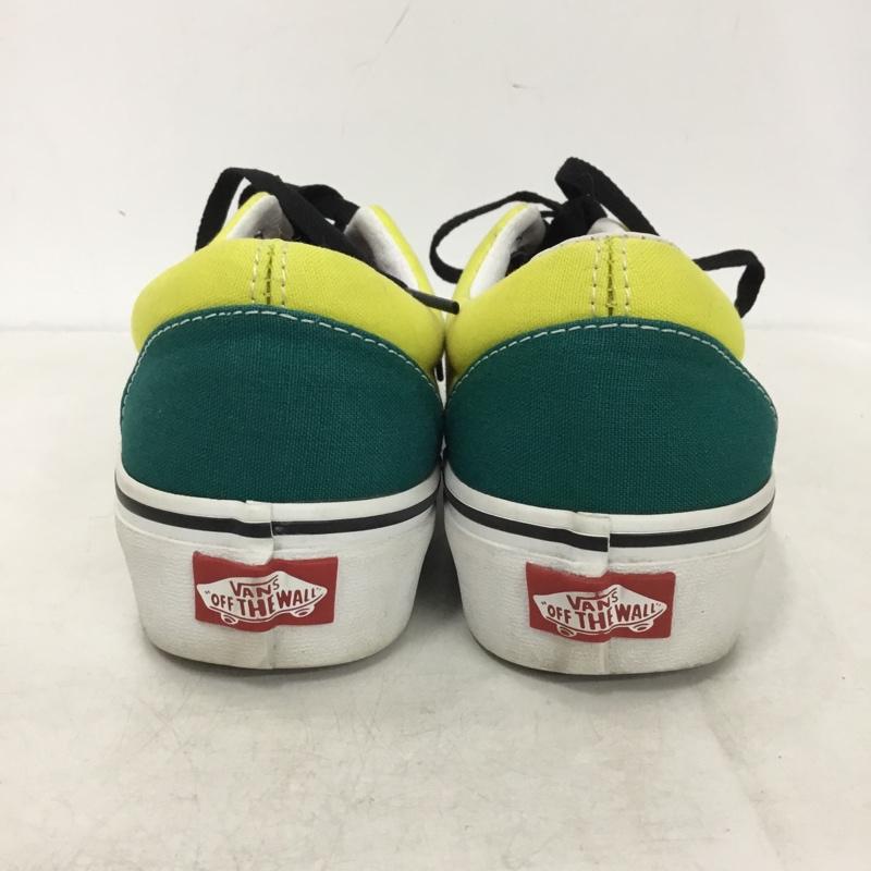バンズ VANS スニーカー スニーカー 721356 ローカット 24.5cm 24.5cm ロゴ、文字 赤 / レッド / red X 黄 / イエロー / yellow X 緑 / グリーン / green レディース USED 古着 中古 10160542