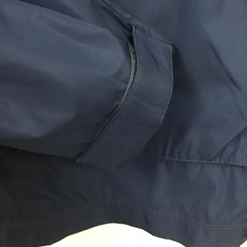 ナイキ NIKE パーカー 長袖 長袖パーカー プルオーバーパーカー ナイロン XXL ロゴ、文字 紺 / ネイビー / navy メンズ USED 古着 中古 10160543