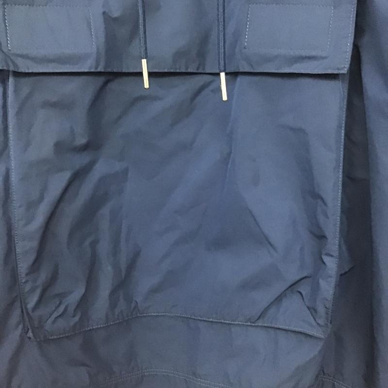 ナイキ NIKE パーカー 長袖 長袖パーカー プルオーバーパーカー ナイロン XXL ロゴ、文字 紺 / ネイビー / navy メンズ USED 古着 中古 10160543