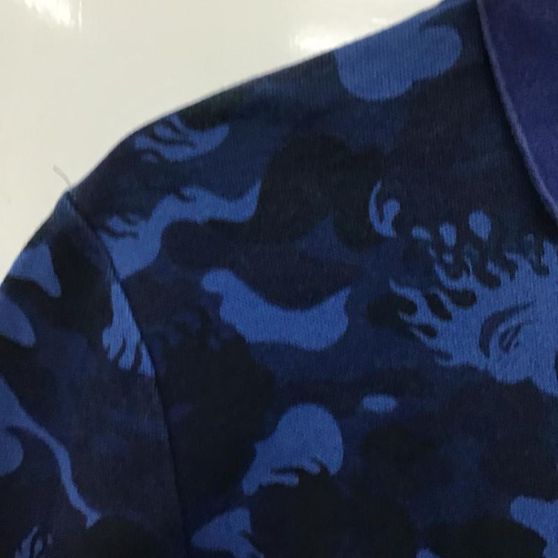 アベイシングエイプ A BATHING APE ポロシャツ 半袖 半袖ポロシャツ カラーシャツ 半袖カットソー M ロゴ、文字 マルチカラー / マルチカラー / multicolor メンズ USED 古着 中古 10160545