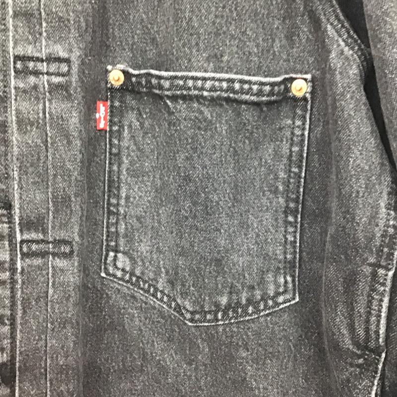 リーバイストラウスアンドコー Levi Strauss & co. ジャケット、上着 ジャンパー、ブルゾン デニムジャケット Gジャン アウター カジュアルジャケット XL 無地 ダークグレー / ダークグレー / メンズ USED 古着 中古 10160546