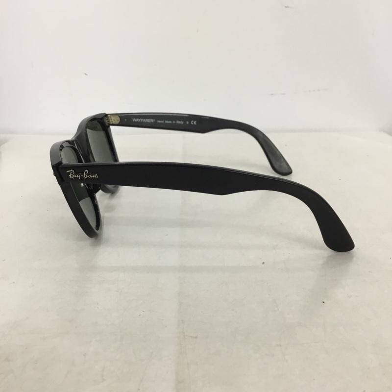 レイバン Ray-Ban めがね・サングラス サングラス RB2140-F ORIGINAL WAYFARER CLASSIC ケース付き ロゴ、文字 黒 / ブラック / black メンズ USED 古着 中古 10160547