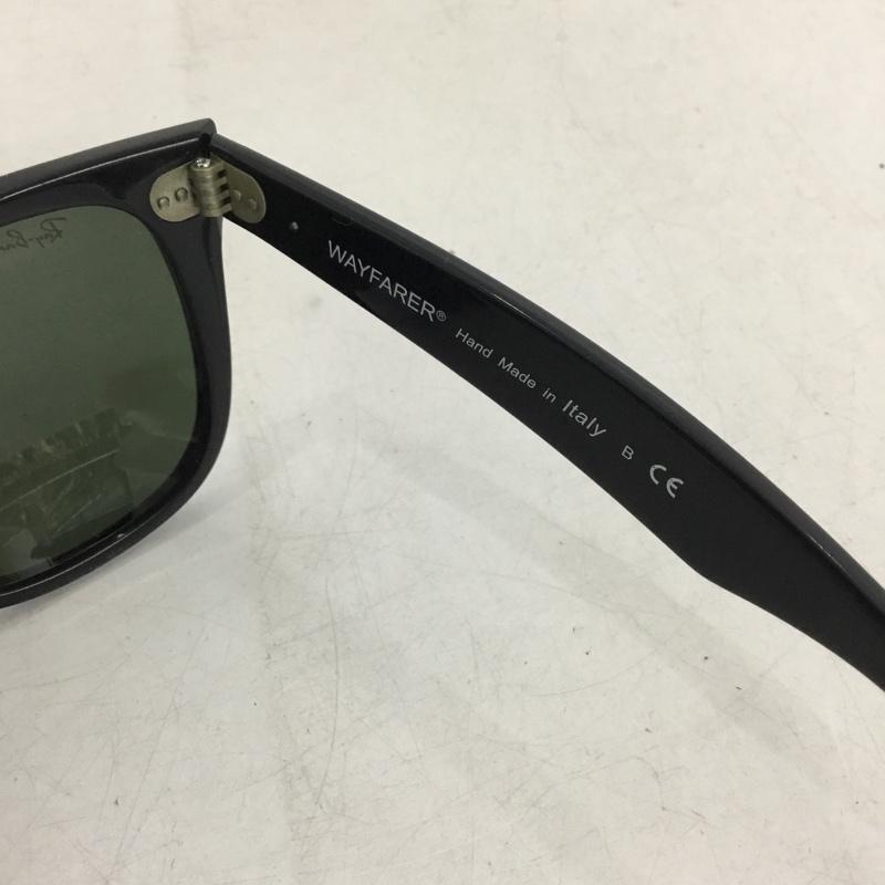 レイバン Ray-Ban めがね・サングラス サングラス RB2140-F ORIGINAL WAYFARER CLASSIC ケース付き ロゴ、文字 黒 / ブラック / black メンズ USED 古着 中古 10160547