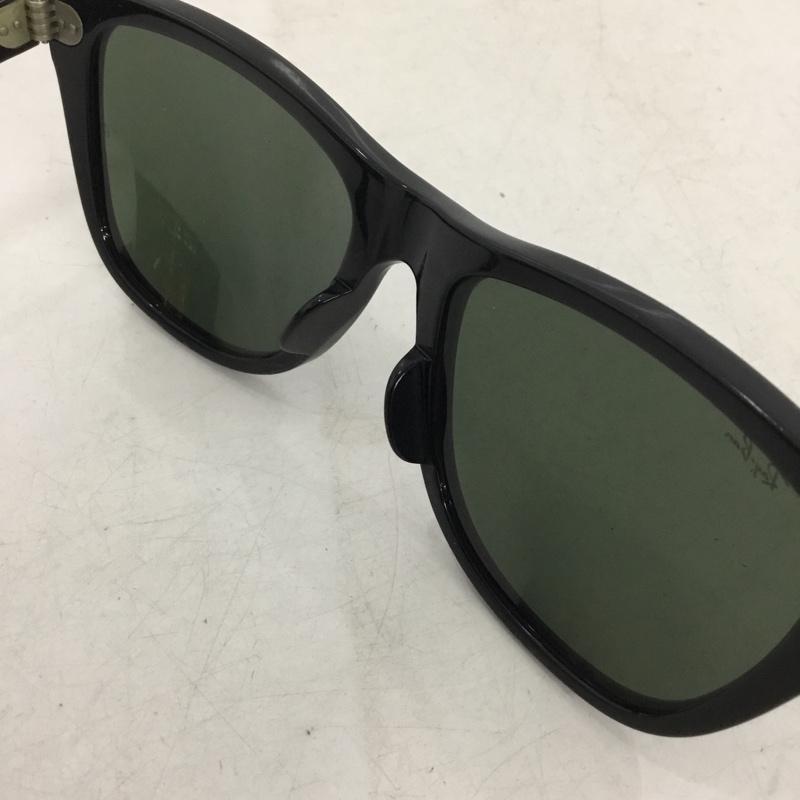 レイバン Ray-Ban めがね・サングラス サングラス RB2140-F ORIGINAL WAYFARER CLASSIC ケース付き ロゴ、文字 黒 / ブラック / black メンズ USED 古着 中古 10160547