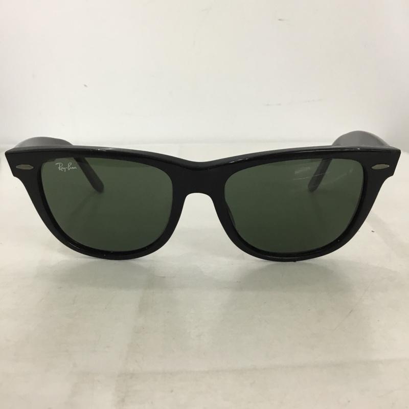 レイバン Ray-Ban めがね・サングラス サングラス RB2140-F ORIGINAL WAYFARER CLASSIC ケース付き ロゴ、文字 黒 / ブラック / black メンズ USED 古着 中古 10160547