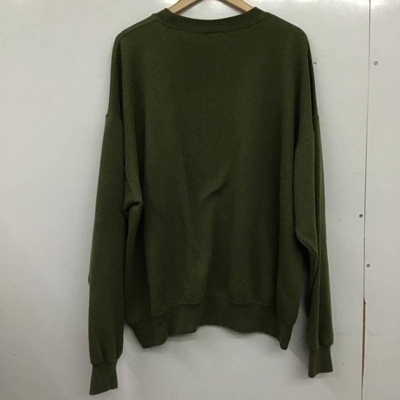 ソフィー SOFFE トレーナー 長袖 長袖トレーナー スウェット クルーネック プルオーバー XL プリント カーキ / カーキ / khaki メンズ USED 古着 中古 10160548