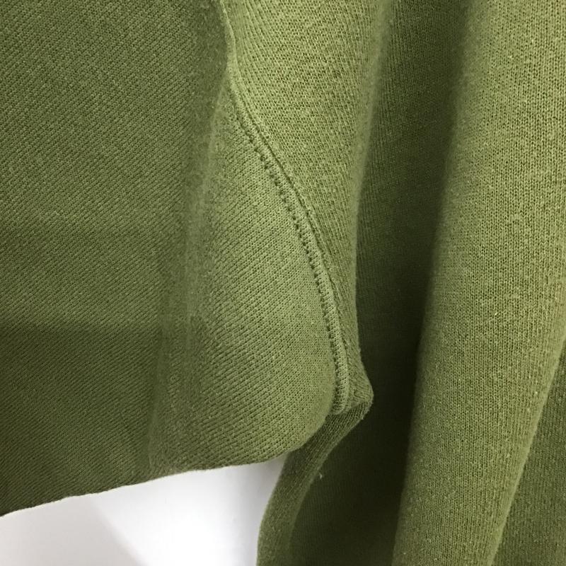 ソフィー SOFFE トレーナー 長袖 長袖トレーナー スウェット クルーネック プルオーバー XL プリント カーキ / カーキ / khaki メンズ USED 古着 中古 10160548