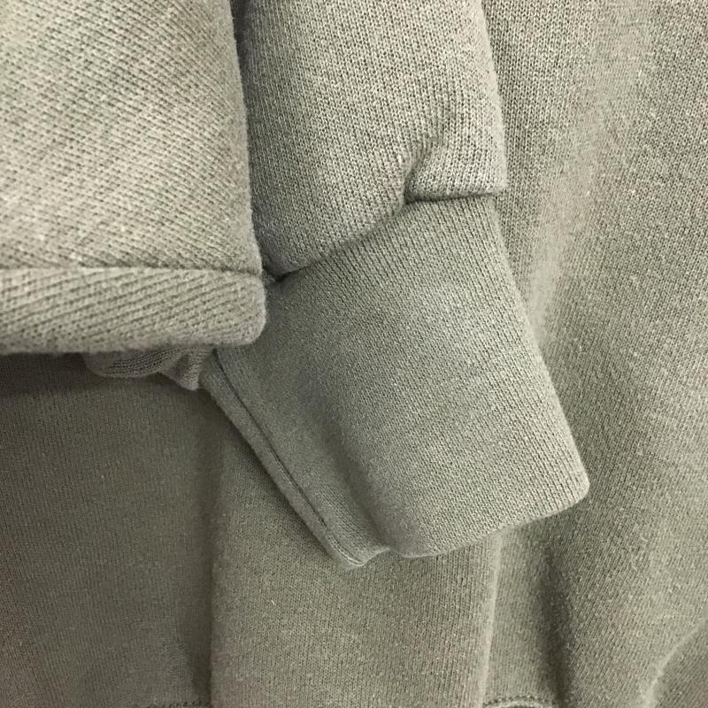 ソフィー SOFFE トレーナー 長袖 長袖トレーナー スウェット クルーネック プルオーバー XL プリント カーキ / カーキ / khaki メンズ USED 古着 中古 10160548