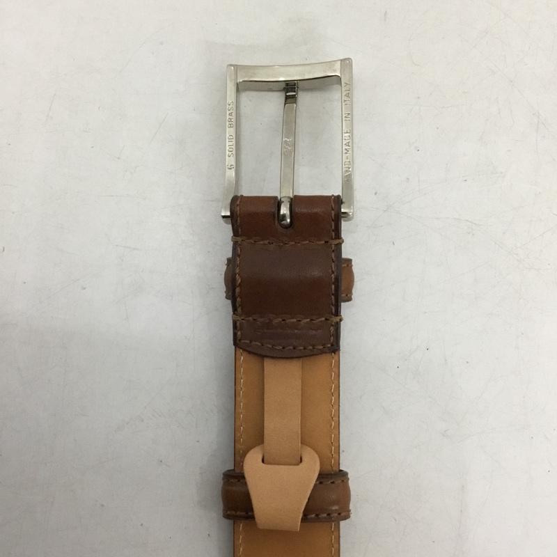 フェリージ Felisi ベルト・バックル ベルト N84 48-90 レザー 無地 茶 / ブラウン / brown メンズ USED 古着 中古 10160549