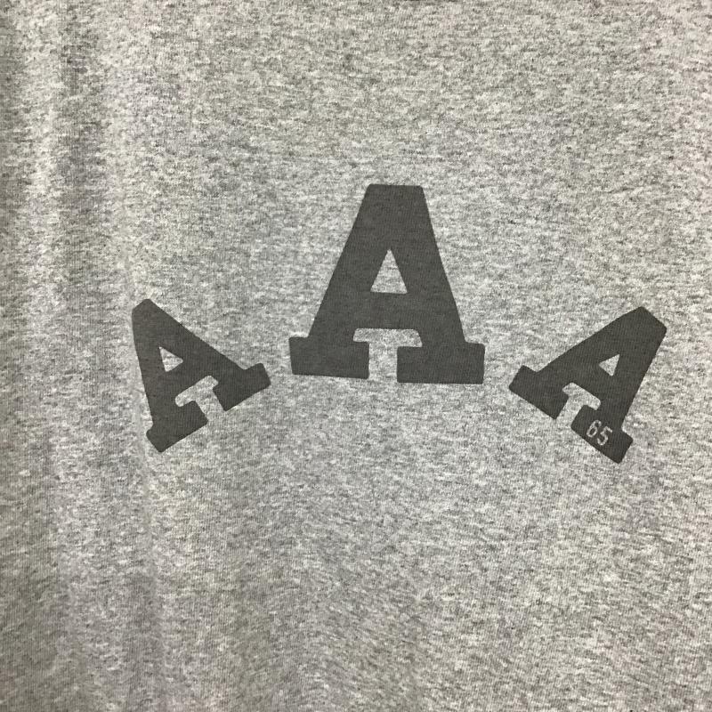 ラペン LAPEN Tシャツ 半袖 半袖カットソー プリントTシャツ クルーネックカットソー XXL ロゴ、文字 灰 / グレー / gray メンズ USED 古着 中古 10160550