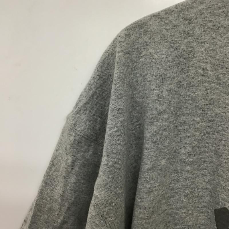 ラペン LAPEN Tシャツ 半袖 半袖カットソー プリントTシャツ クルーネックカットソー XXL ロゴ、文字 灰 / グレー / gray メンズ USED 古着 中古 10160550