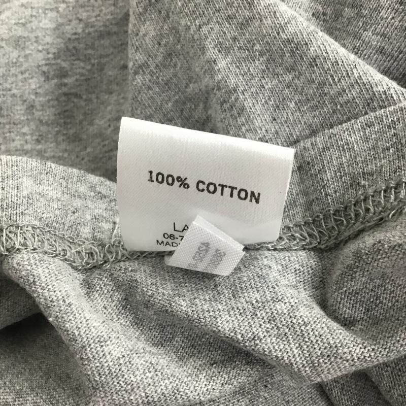 ラペン LAPEN Tシャツ 半袖 半袖カットソー プリントTシャツ クルーネックカットソー XXL ロゴ、文字 灰 / グレー / gray メンズ USED 古着 中古 10160550