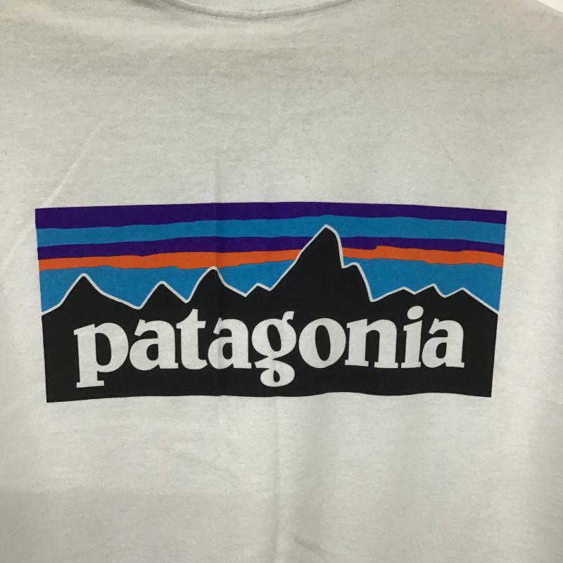 パタゴニア patagonia Tシャツ 半袖 半袖カットソー プリントTシャツ クルーネックカットソー S ロゴ、文字 白 / ホワイト / white メンズ USED 古着 中古 10160551