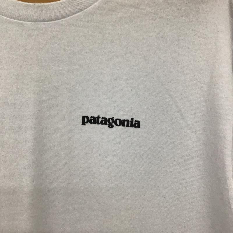 パタゴニア patagonia Tシャツ 半袖 半袖カットソー プリントTシャツ クルーネックカットソー S ロゴ、文字 白 / ホワイト / white メンズ USED 古着 中古 10160551