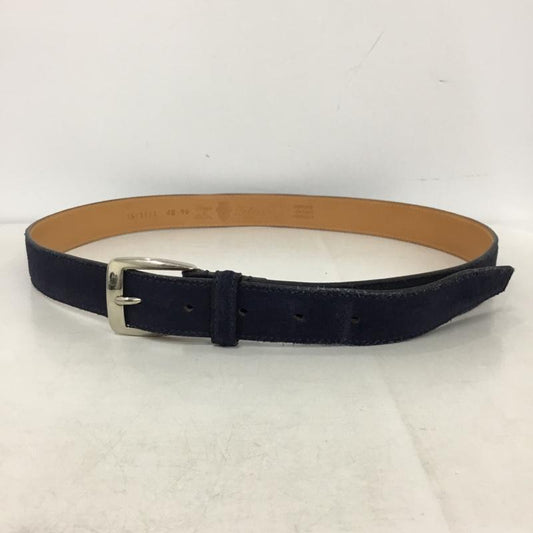 フェリージ Felisi ベルト・バックル ベルト 48-90 スエード 無地 紺 / ネイビー / navy メンズ USED 古着 中古 10160552