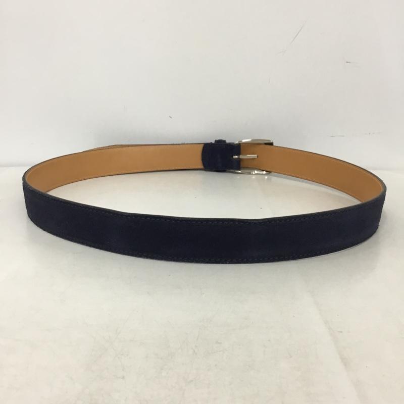 フェリージ Felisi ベルト・バックル ベルト 48-90 スエード 無地 紺 / ネイビー / navy メンズ USED 古着 中古 10160552