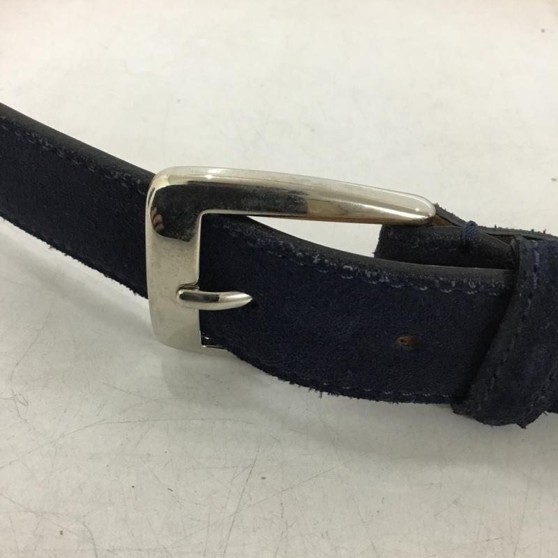 フェリージ Felisi ベルト・バックル ベルト 48-90 スエード 無地 紺 / ネイビー / navy メンズ USED 古着 中古 10160552