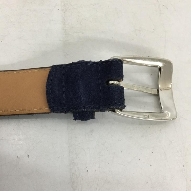 フェリージ Felisi ベルト・バックル ベルト 48-90 スエード 無地 紺 / ネイビー / navy メンズ USED 古着 中古 10160552
