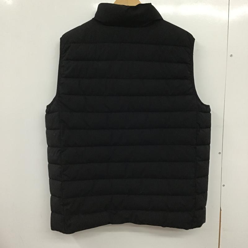 カルバン・クライン Calvin Klein ベスト ベスト ジップアップダウンベスト アウター L ロゴ、文字 黒 / ブラック / black メンズ USED 古着 中古 10160553