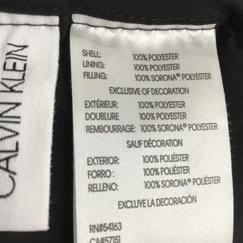 カルバン・クライン Calvin Klein ベスト ベスト ジップアップダウンベスト アウター L ロゴ、文字 黒 / ブラック / black メンズ USED 古着 中古 10160553