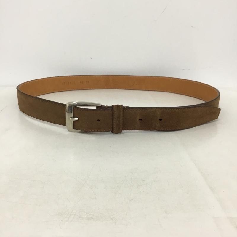 フェリージ Felisi ベルト・バックル ベルト 48-90 スエード 無地 茶 / ブラウン / brown メンズ USED 古着 中古 10160554