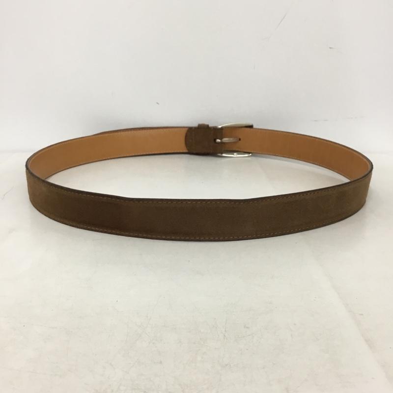 フェリージ Felisi ベルト・バックル ベルト 48-90 スエード 無地 茶 / ブラウン / brown メンズ USED 古着 中古 10160554