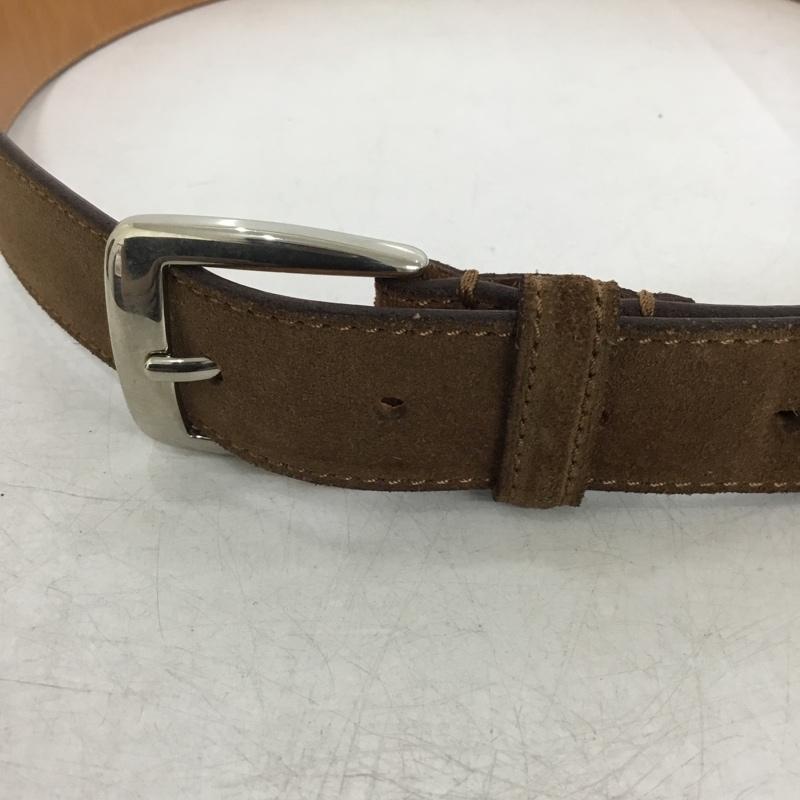 フェリージ Felisi ベルト・バックル ベルト 48-90 スエード 無地 茶 / ブラウン / brown メンズ USED 古着 中古 10160554