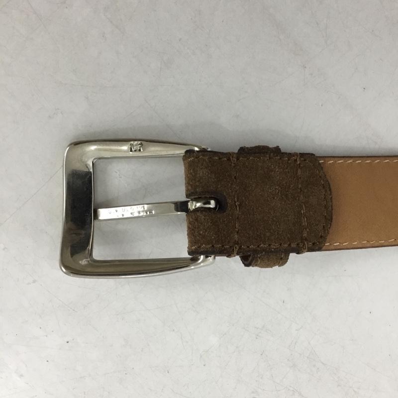 フェリージ Felisi ベルト・バックル ベルト 48-90 スエード 無地 茶 / ブラウン / brown メンズ USED 古着 中古 10160554
