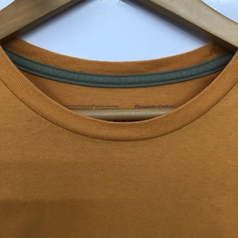 パタゴニア patagonia Tシャツ 半袖 半袖カットソー プリントTシャツ クルーネックカットソー S ロゴ、文字 橙 / オレンジ / orange メンズ USED 古着 中古 10160558