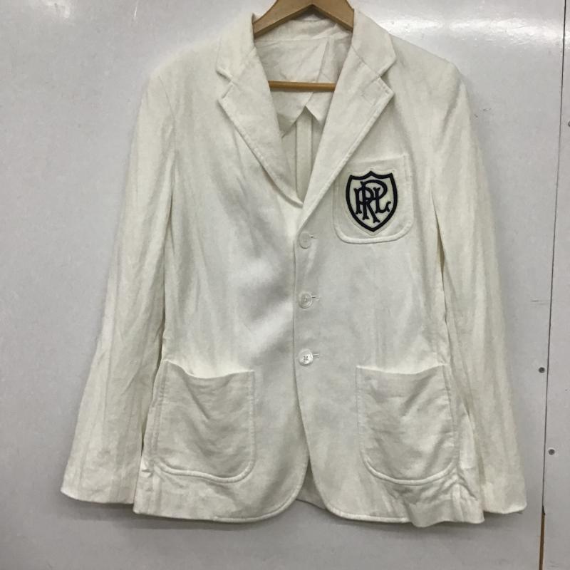ラルフローレン RALPHLAUREN ジャケット、上着 ジャケット、ブレザー カジュアルジャケット アウター カラージャケット ロゴ、文字 白 / ホワイト / white メンズ USED 古着 中古 10160559