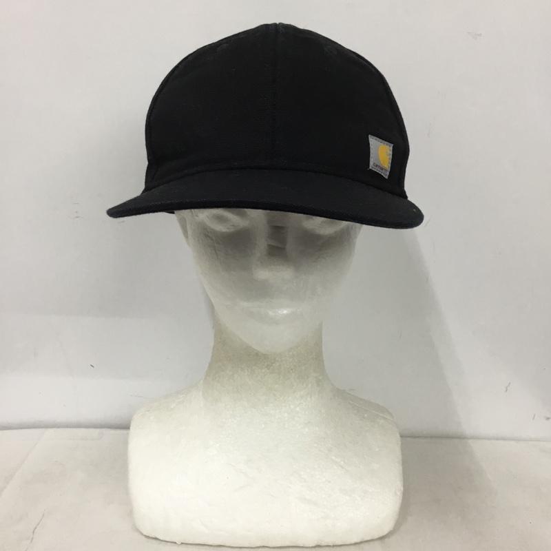 カーハート Carhartt 帽子 キャップ ロゴ、文字 黒 / ブラック / black メンズ USED 古着 中古 10160562