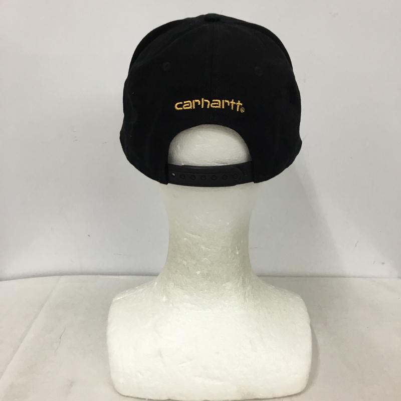 カーハート Carhartt 帽子 キャップ ロゴ、文字 黒 / ブラック / black メンズ USED 古着 中古 10160562