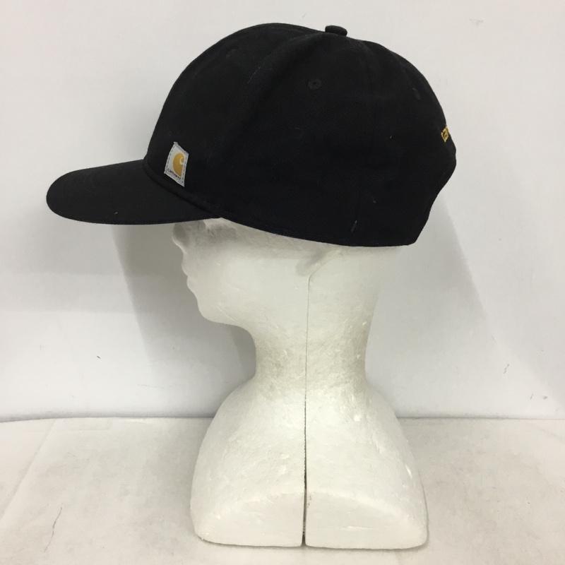 カーハート Carhartt 帽子 キャップ ロゴ、文字 黒 / ブラック / black メンズ USED 古着 中古 10160562