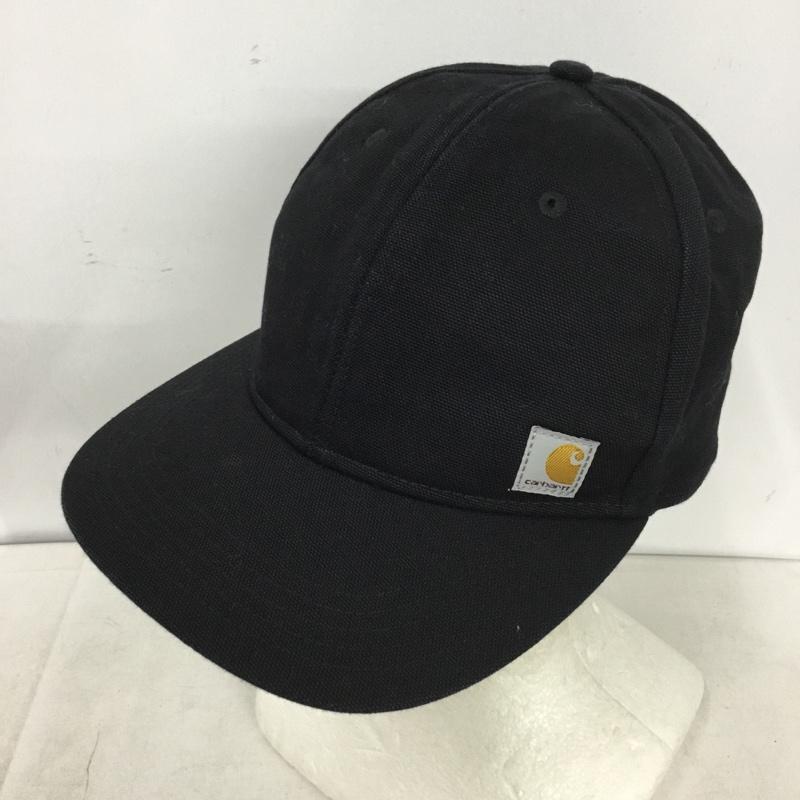 カーハート Carhartt 帽子 キャップ ロゴ、文字 黒 / ブラック / black メンズ USED 古着 中古 10160562
