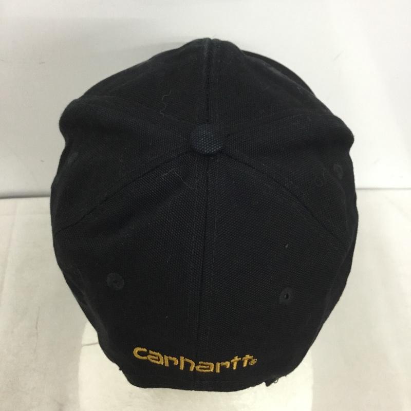 カーハート Carhartt 帽子 キャップ ロゴ、文字 黒 / ブラック / black メンズ USED 古着 中古 10160562