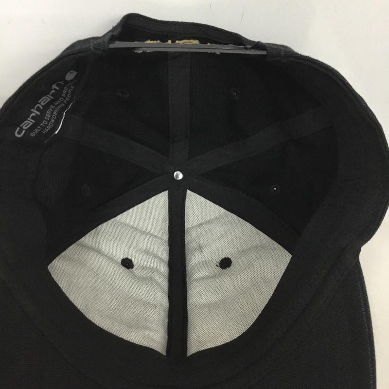 カーハート Carhartt 帽子 キャップ ロゴ、文字 黒 / ブラック / black メンズ USED 古着 中古 10160562