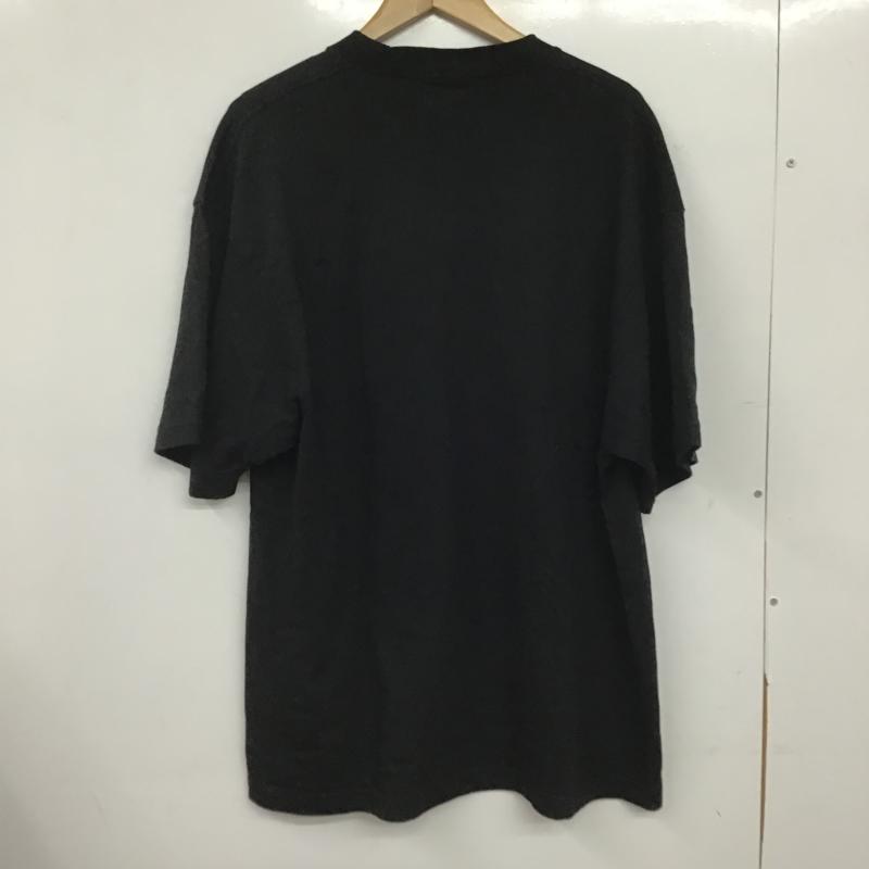 ラペン LAPEN Tシャツ 半袖 半袖カットソー プリントTシャツ クルーネックカットソー XXL ロゴ、文字 黒 / ブラック / black メンズ USED 古着 中古 10160564