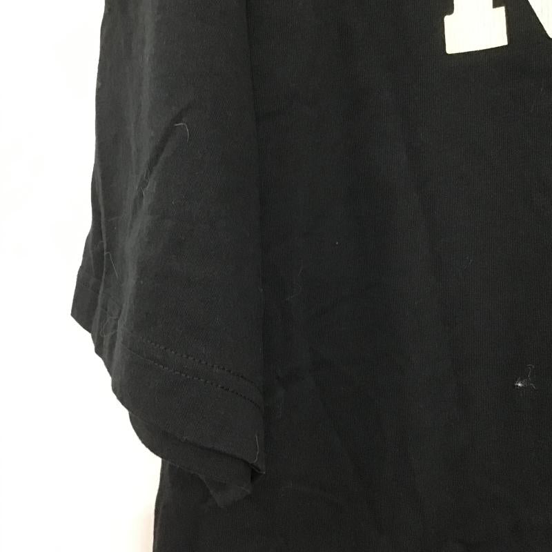 ラペン LAPEN Tシャツ 半袖 半袖カットソー プリントTシャツ クルーネックカットソー XXL ロゴ、文字 黒 / ブラック / black メンズ USED 古着 中古 10160564