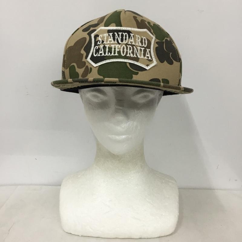 スタンダード カリフォルニア STANDARD CALIFORNIA 帽子 キャップ LOGO WAPPEN CANVAS CAP カモフラージュ柄・迷彩 マルチカラー / マルチカラー / multicolor メンズ USED 古着 中古 10160565
