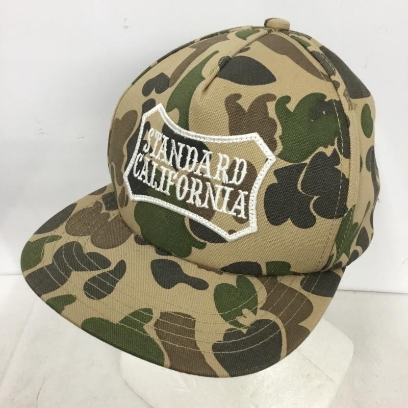 スタンダード カリフォルニア STANDARD CALIFORNIA 帽子 キャップ LOGO WAPPEN CANVAS CAP カモフラージュ柄・迷彩 マルチカラー / マルチカラー / multicolor メンズ USED 古着 中古 10160565